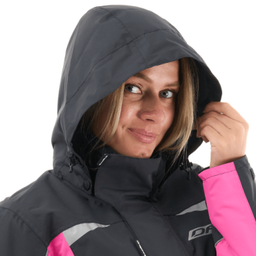 Dragonfly Дождевая куртка Evo Woman Black - Pink (мембрана) 2025