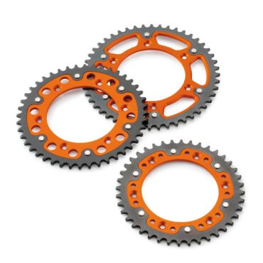 Звезда задняя оранжевая комбинированная 48 зубов KTM
