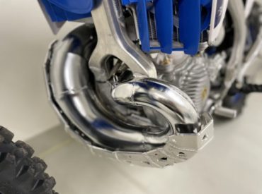 Защита резонатора (+пластик) P tech TM Racing EN MX 250, 300 [2022]