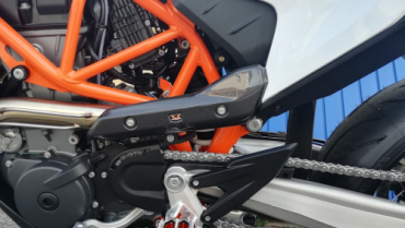 WINGS карбоновый теплозащитный экран KTM 690 ER SMCR 19 24 / Short
