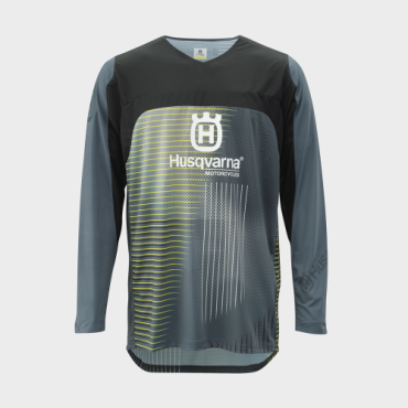 Мотоджерси Husqvarna Railed Jersey, grey (L, Взрослая  Кросс эндуро)