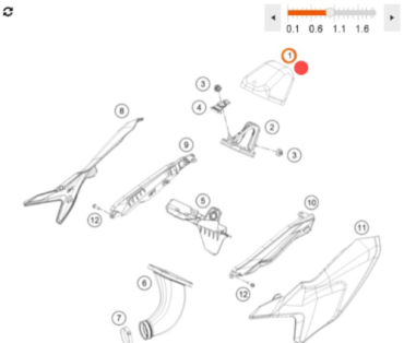 KTM Фильтр воздушный 65 SX65 24-> ( A40506015000 )