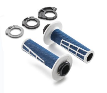Грипсы Lock on синие с открытым торцом Husqvarna 17- 