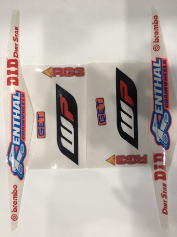 Наклейки на маятник и вилку КТМ SX SXF(с13) Factory Dungey