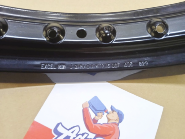 EXCEL IEK406U RIM Black 21 X 2.15 ( 36 спиц OEM HUB ) обод R21 черный CRF1000 / 44701 MKK D01 / 44701 MKK DA1 / 44701 MJP G61