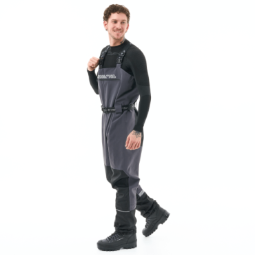 Dragonfly Вейдерсы мембранные Quad Pro 2025 Grey - Black