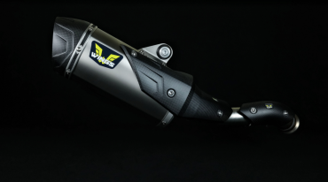 Wings Titanium Mufflers прямоточный титановый выхлоп (silver) HQV 901 NORDEN 22 24 ( 790 890 ADV R 19 24 )