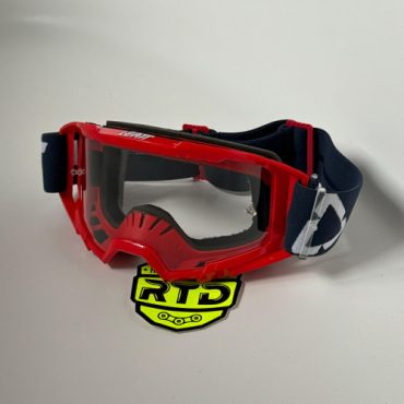 Очки для мотокросса Leatt Vizion 3.5 Red (Прозрачная линза 90% светопропускаемость)