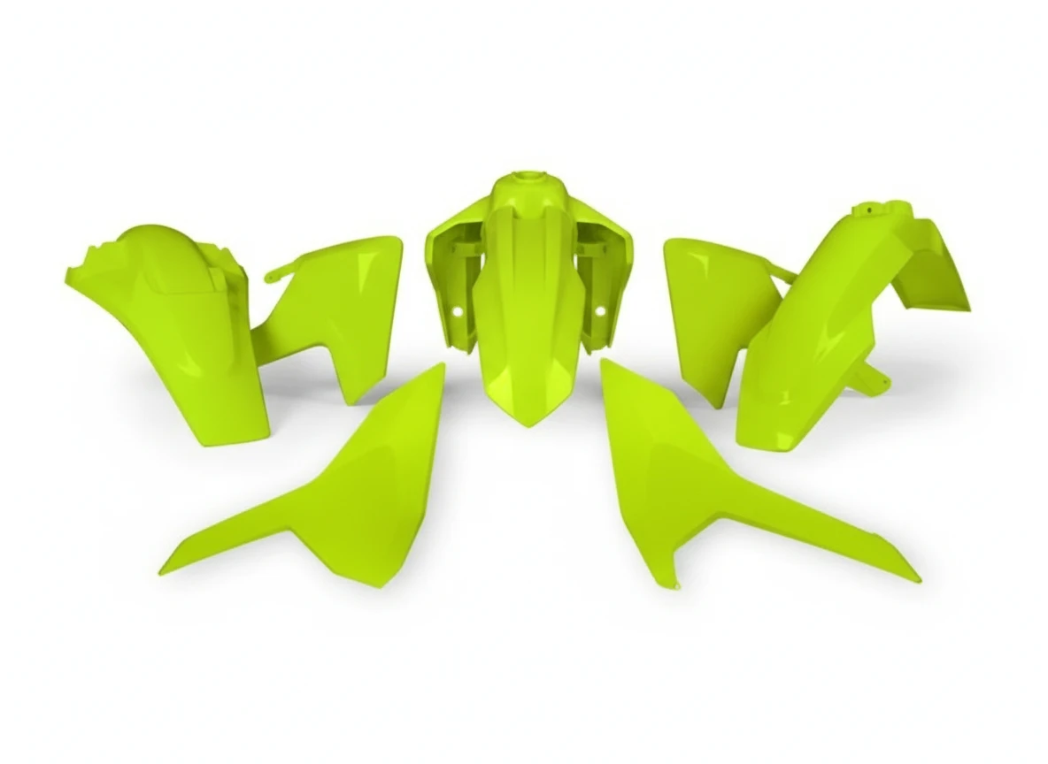 Комплект пластика Husqvarna TC125 FC250 450 16 18 # TC TX250 300 FS FX350 450 17 18 Neon Yellow - фото 1