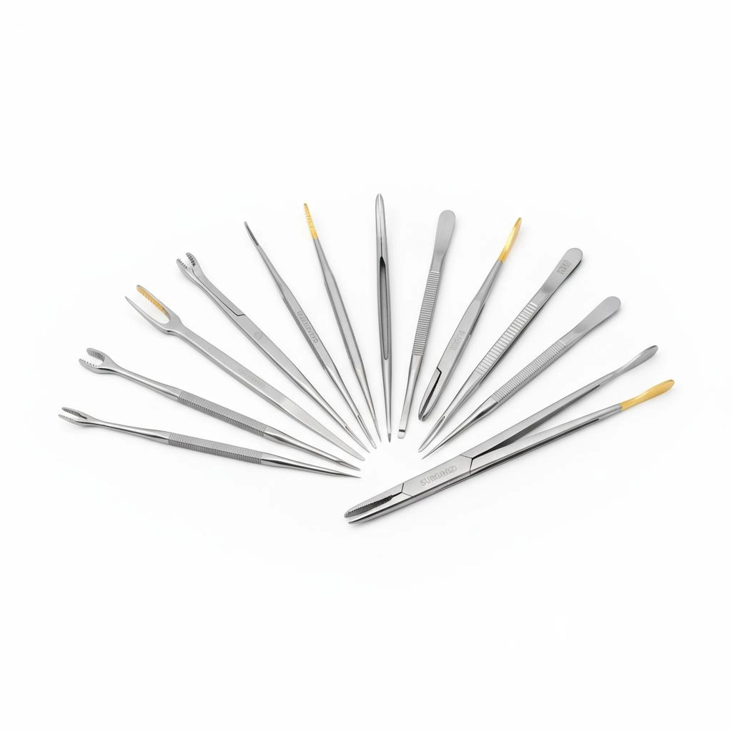 Иглодержатель с твердосплавными вставками, по Sarot, прямой, 18 см