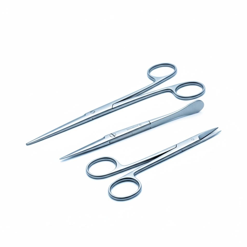 Ножницы, назальные по Fomon, тупоконечные, ангулярные, деликатные с зубчатыми краями, 13 см