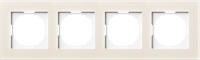 Рамка 4-я, Natural молочное стекло, серия A07