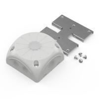 Коробка распределительная 60-0505-П для видеокамер двухкомпонентная с мембранами серая 100х100х50 с пластиной монтажной Промрукав