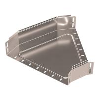 Угол горизонтальный 45 градусов Стандарт INOX (AISI 409) 400х100 Промрукав