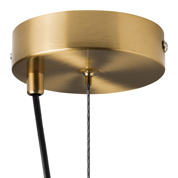 798111 Люстра GENNI 1х40W E27 ЛАТУНЬ/ПРОЗРАЧНЫЙ