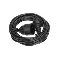 Удлинитель-шнур ПВС 3х0,75мм², 10м, с/з, 6А, 1300Вт, IP20, черный PROconnect 