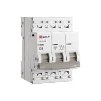 Автоматический выключатель 3P 8А (D) 6кА ВА 47-63N EKF PROxima