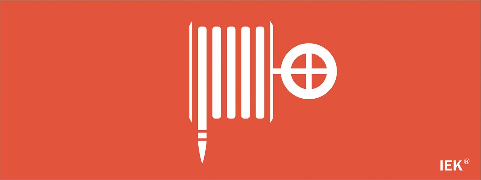 Этикетка самоклеящаяся 240х90мм "Пожарный гидрант" IEK