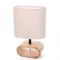 8199/1T COUNTY LN25 391 бежевый, дерево/текстиль Настольная лампа E27 1*60W 220V MADERANA