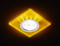 S215 WH/CH/YL матовый/хром/MR16+3W(LED YELLOW)
