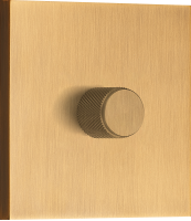 Светорегулятор поворотный Triac, LED 100 Вт (акт.нагрузка-макс. 300Вт), латунь, серия N96