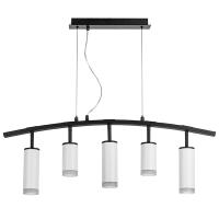 LR7353628630 Люстра RULLO 5х50W GU10 ЧЕРНЫЙ/БЕЛЫЙ (571735+214436-2+214486-3+202430-5)