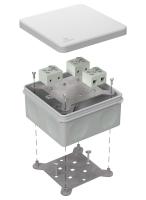 Коробка огнестойкая для о/п двухкомпонентная 60-0300-FR10.0-6 Е15-Е120 RAL7035 100х100х50 (14 шт/кор) Промрукав