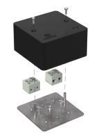 Коробка огнестойкая для кабель-канала 40-0460-FR6.0-4 Е15-Е120 RAL9005 85х85х45 (44 шт/кор) Промрукав