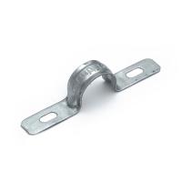 Скоба металлическая двухлапковая усиленная противопожарная СМДУ d16-17 мм (100шт/1000шт уп/кор) Промрукав