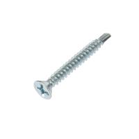 Саморез оконный сверло 3,9х32мм, белый цинк, короб (500 шт/уп) KRANZ 