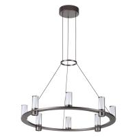 7143/55L HIGHTECH ODL26 513 Подвесной светильник темный никель/акрилл/металл IP20 LED 45W 4260Лм 3000K 180° 220V DEFANCE