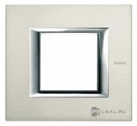 BT Axolute Алюминий Рамка 2 мод прямоугольная
