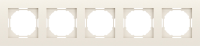 Рамка 5-я, матовый кремовый, серия A07