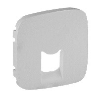 Legrand Valena ALLURE Алюм Накладка розетки ТЛФ/комп 1-ой