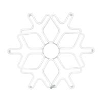 Фигура Снежинка из гибкого неона, 60х60 см, цвет свечения синий NEON-NIGHT