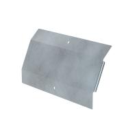 Крышка угла вертикального внешнего 45 градусов Профи INOX (AISI 316) 600х100 (1,0 мм) Промрукав