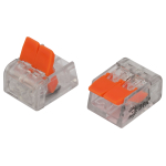 NO-225-349  Клемма ЭРА NO-225-349 универсальная 221-412 компактная с рычагами 2-проводная 0.2-4 мм2 упаковка 50 шт