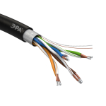 UL-2-PVC-A  Кабель витая пара ЭРА SIMPLE U/UTP 2x2x24 AWG Cat5e CCA PVC 305м