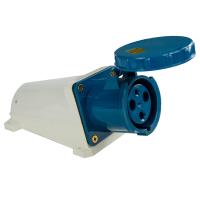 Розетка стационарная наружная TS-133 2P+PE 63А 230В IP67 ЭНЕРГИЯ