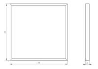 Светильник светодиодный ЭРА SPO-910-3-40K-045 45Вт 4000К 4725Лм 595x595x40 матовый с проводом