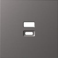 Накладка для розеток USB, матовый титан, серия S08