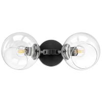 785627 Бра BETA 2x40W E27 ЧЕРНЫЙ