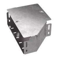 Переходник левый с крышкой Стандарт 300х200х100 Промрукав