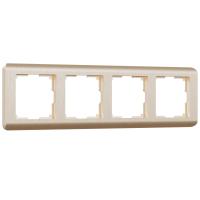 Рамка на 4 поста (шампань) W0042111