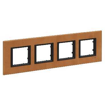 UNICA CLASS РАМКА 4-постовая, СВЕТЛАЯ КОЖА