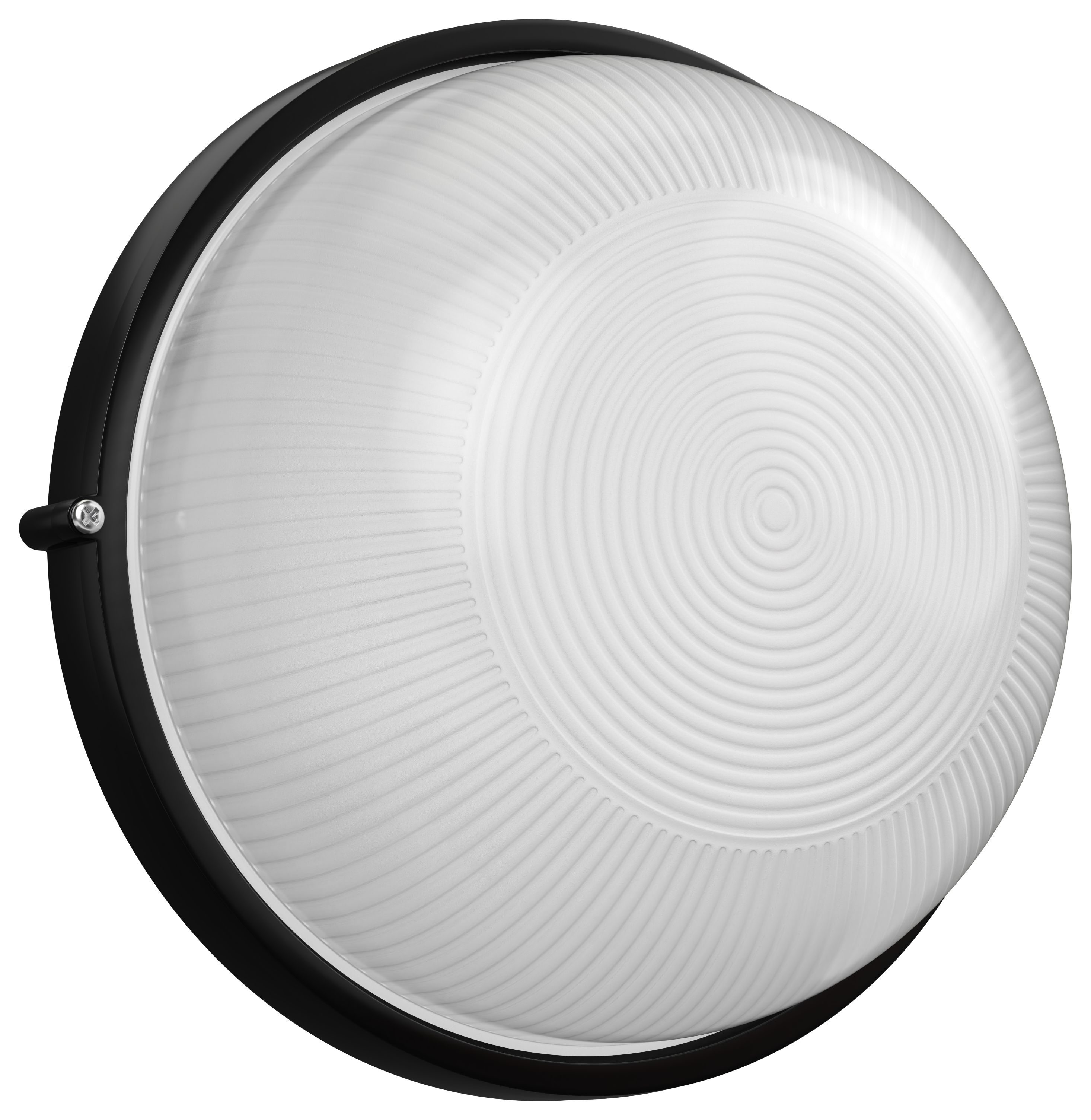 Светильник НПП1101 круг 100Вт IP54 черный IEK