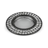 Светильник Gauss Strass CA035 Круг. Кристал/Черный, Gu5.3 1/30