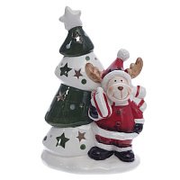 741246 Фигурка декоративная Елка с подсветкой  L11 W7 5 H15 5 см  (3хLR44)