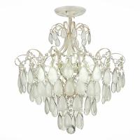 SLE160302-06 Светильник потолочный Золотистый/Белый матовый E14 6*60W MAGONZA