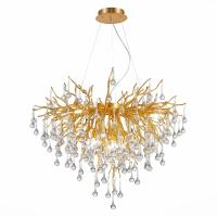 SL1651.203.09 Люстра подвесная ST-Luce Золотистый/Золотистый G9 9*5W ANZIO